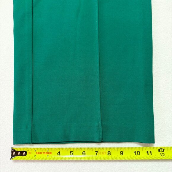Liz Claiborne Women's Pull-on Stretch Wide Leg Emerald Green Pants Size 1X NWT - Picture 9 of 10
